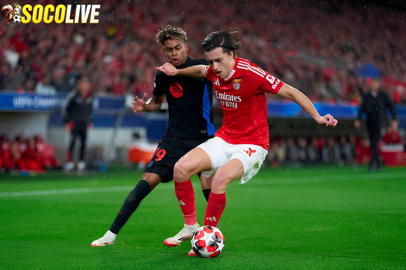Benfica sẽ tiếp đón Barcelona trên sân nhà tại lượt đi vòng 1/8 Champions League