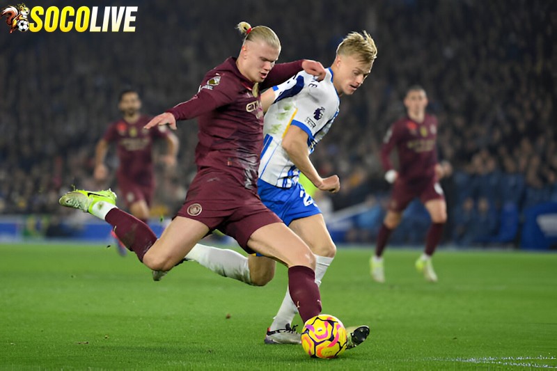 Manchester City sẽ đối đầu với Brighton trên sân nhà tại vòng 29 Ngoại Hạng Anh