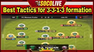 Sơ đồ bóng đá 3-3-1-3 là như thế nào?