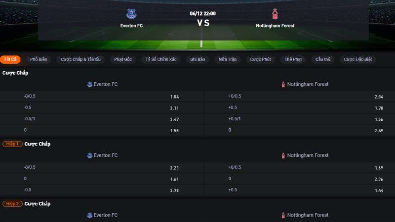 Everton vs Nottingham